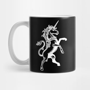 Vintage Unicorn Shirt Funny Magic T-Shirt in White design Mug